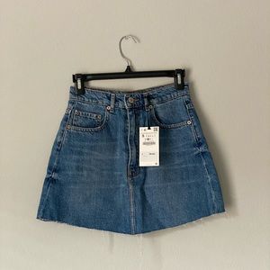 Zara Woman Denim Skirt